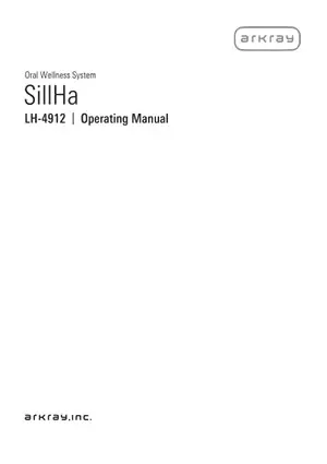 SillHa Operating Manual - SillHa Oral Wellness System - Manual & Guide. Intended Use SillHa is an oral health assessment instrument, providing information to assess gum health, tooth health and oral cleanliness. The instrument uses oral rinse (saliva) samples from individuals to perform this assessment. The instrument is not intended for diagnosis. It is to be used by dental health care professionals (such as dentist, hygienist, etc.) to help with patient education on oral wellness. ARKRAY USA, Inc.