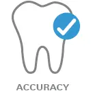 Tooth drawing with a checkmark to represent SillHa Accuracy Report. Correlation Data From Salivary Multi Test Using SillHa Oral Wellness System. ARKRAY USA, Inc. For healthcare professionals.