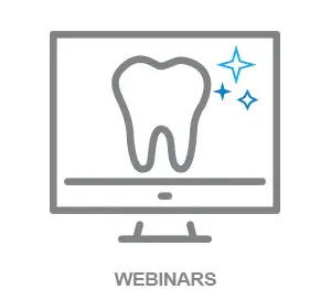 Tooth icon of Webinars
