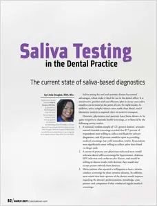 Article - Saliva Testing in the Dental Practice. Sillha Oral Wellness System. ARKRAY USA, Inc.