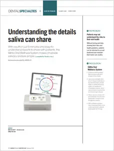 Article - Understanding the details saliva can share with SillHa Oral Wellness System. ARKRAY USA, Inc.